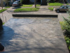 "Before" of Garage Roof Patio