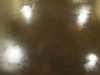 Indoor Stained Floor with Clear Epoxy Sealer