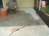 "Before" of Patio Resurfacing